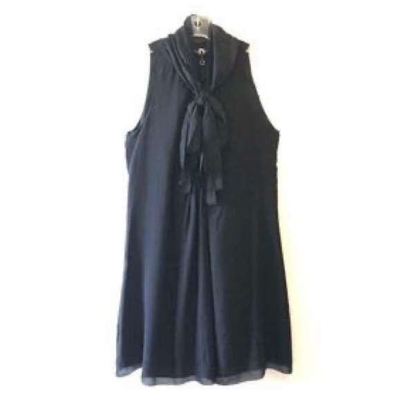 TWENTY8TWELVE BY SIENNA MILLER MONETTE SILK TIE MINIDRESS in Black - Picture 4 of 6